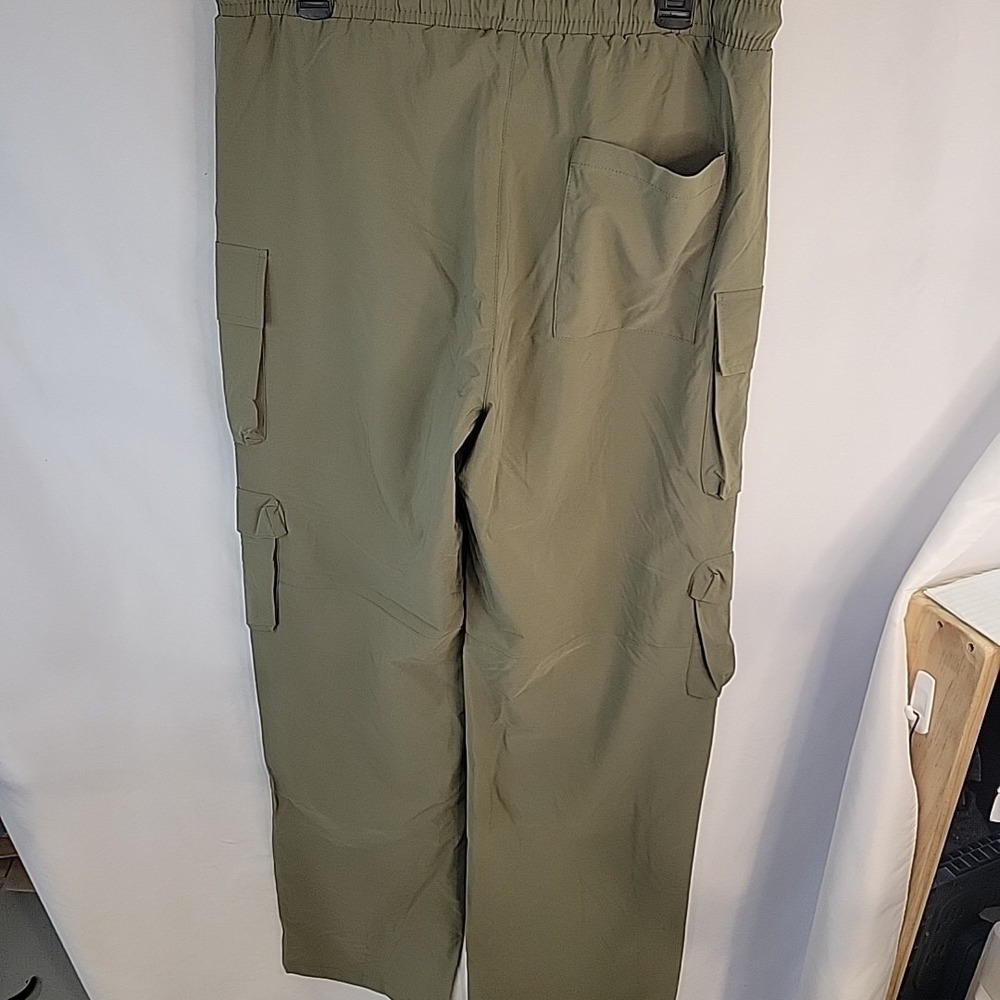 RUNS SMALL -American Stitch Men's Tactical Cargo Pants Size XLarge Green - Picture 2 of 7
